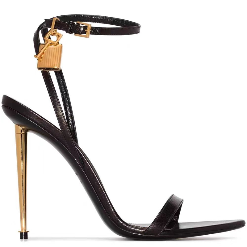 Casual Sandal Leather - Однотонные женские сандалии с ремешком и