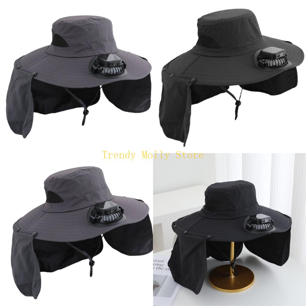 Packable Hat Nylon - N5KB Автоматический охлаждающий вентилятор Шляпа с