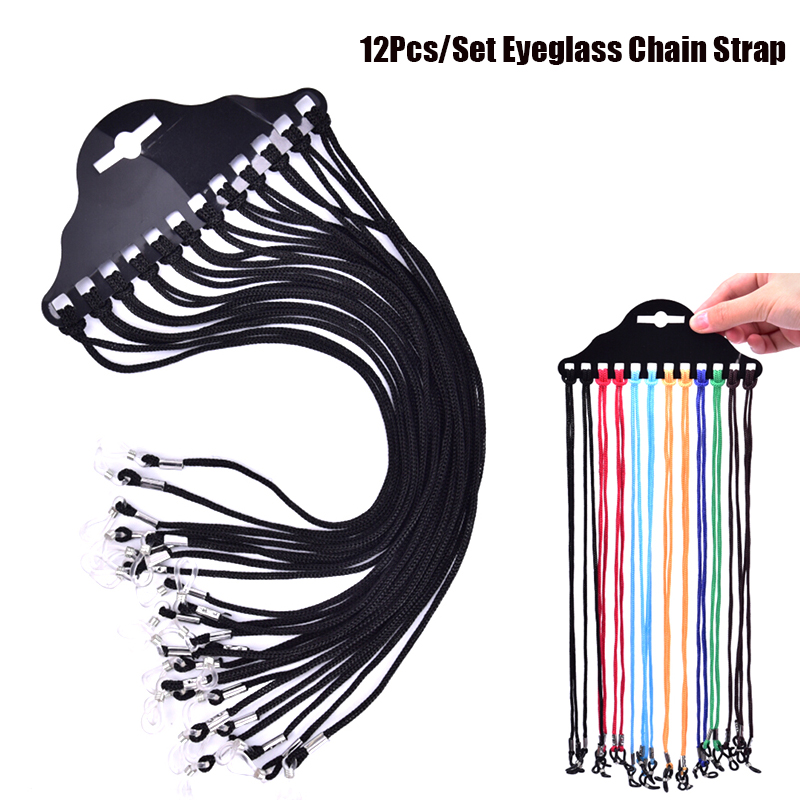 Sunglass Retainer Cord - 12 шт./компл. разноцветные солнцезащитные очки, шнур