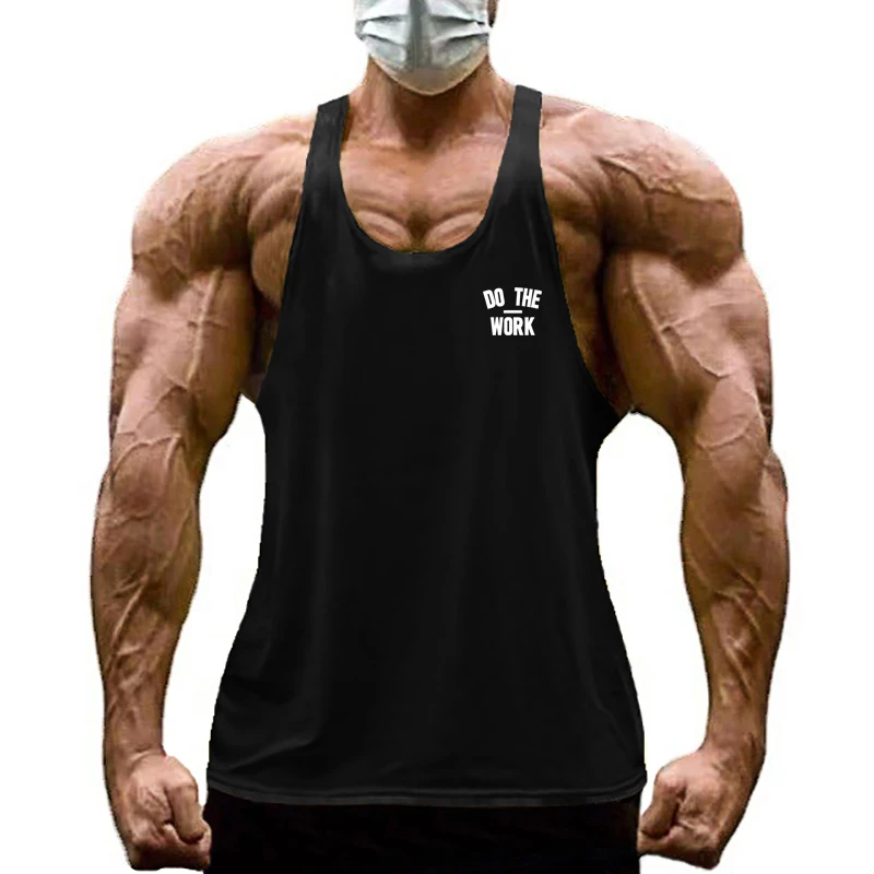Tank Top Muscle - Мужские хлопковые футболки без рукавов для