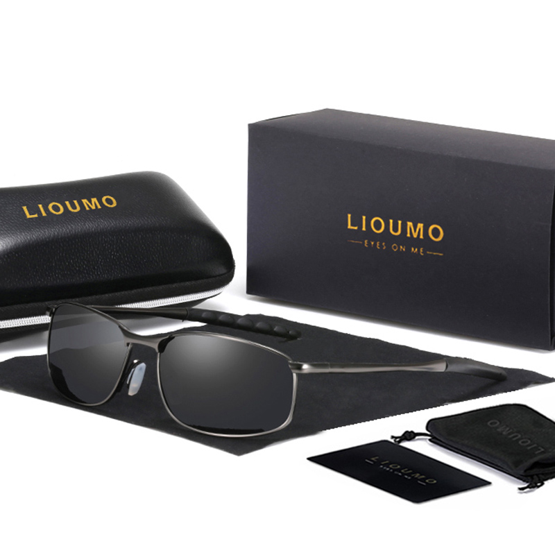 Sunglasses Aviator Polarized - Солнцезащитные очки LIOUMO поляризационные для мужчин
