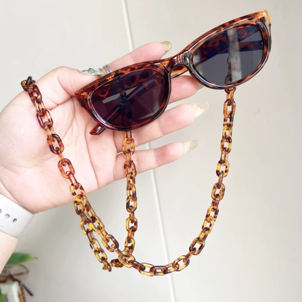 Sunglass Retainer Cord - Акриловая цепочка для очков с леопардовым