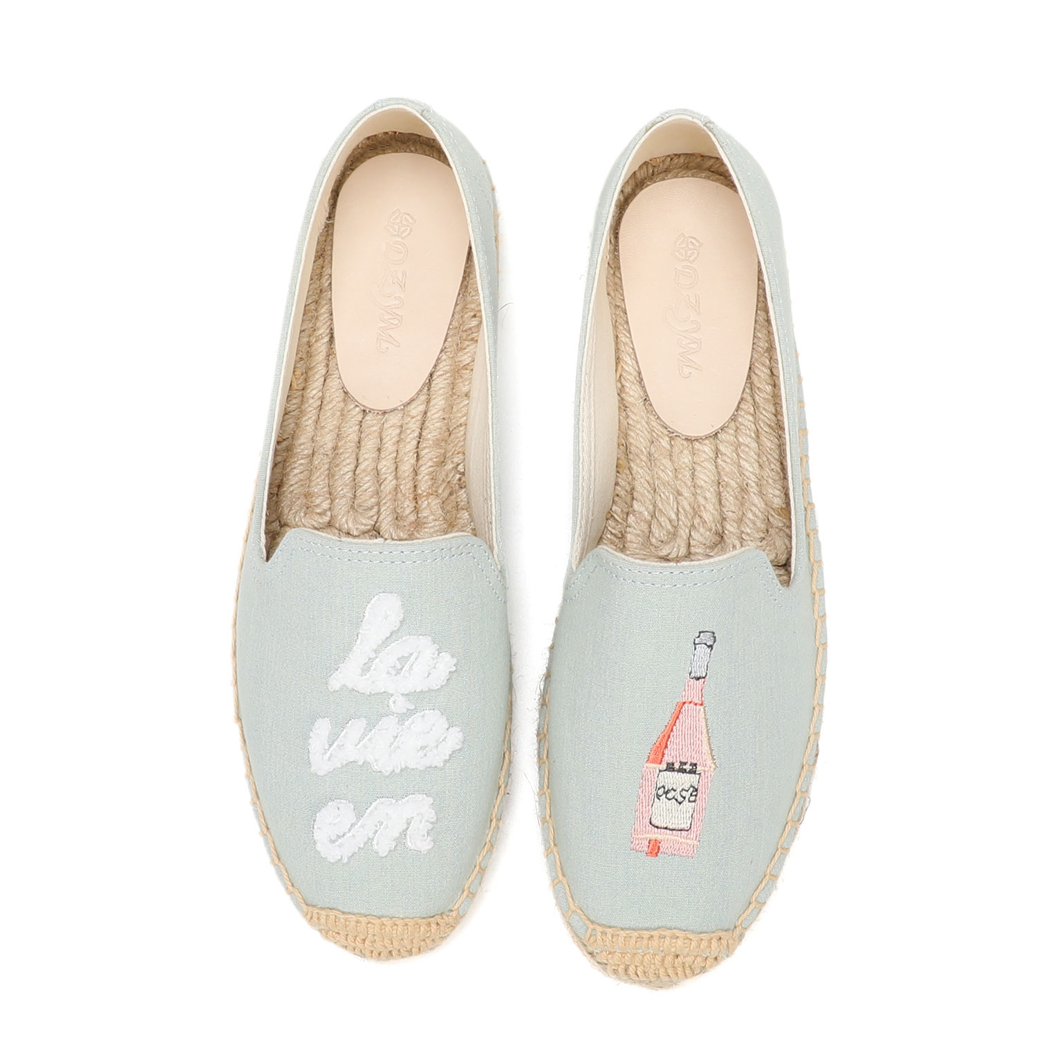 Espadrille Slip On - Эспадрильи для женщин, модная пеньковая обувь