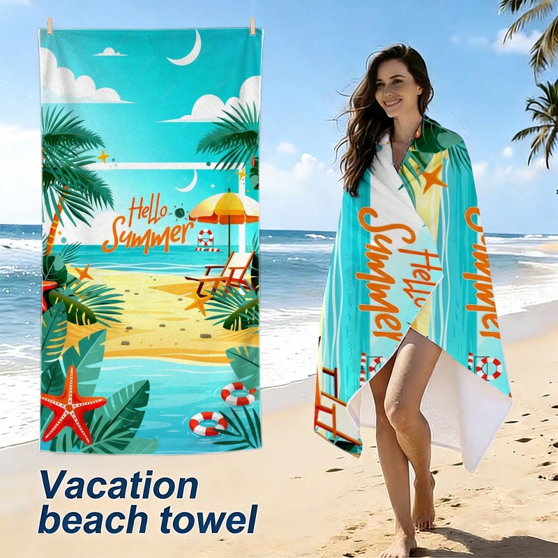 Пляжное полотенце из микрофибр – обзор и цена Beach Towel Large