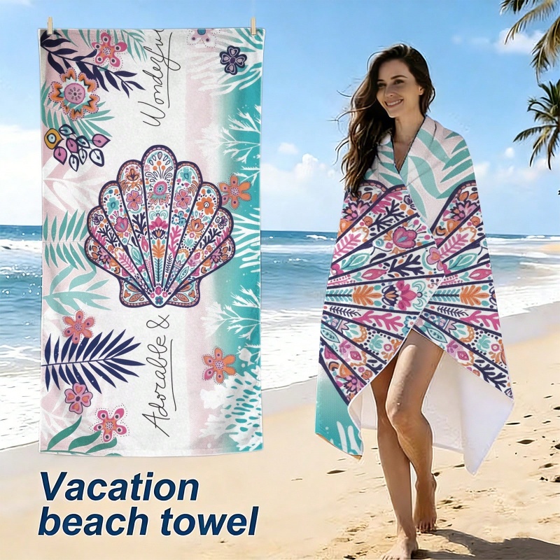 Пляжное полотенце из микрофибр – обзор и цена Beach Towel Large