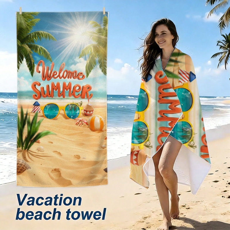 Пляжное полотенце из микрофибр – обзор и цена Beach Towel Large