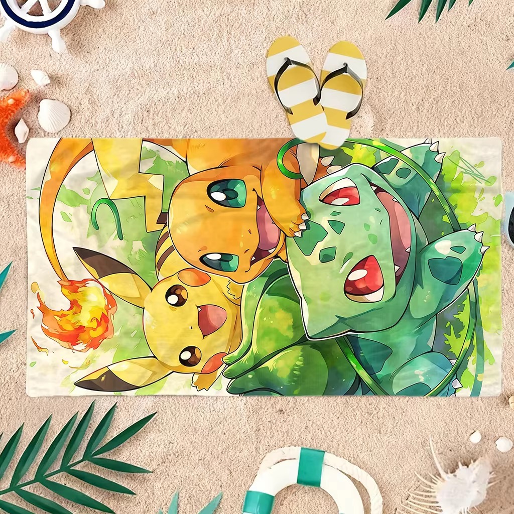 Пляжное полотенце P-Pokemon St – обзор и цена Beach Towel Large