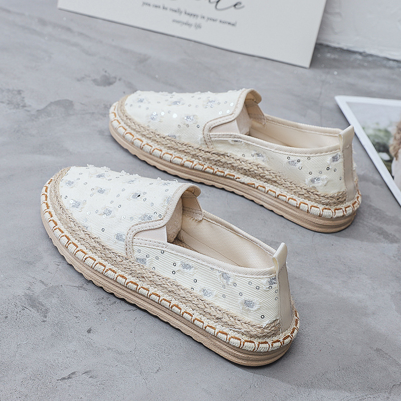 Лоферы женские холщовые на пло – обзор и цена Espadrille Slip On