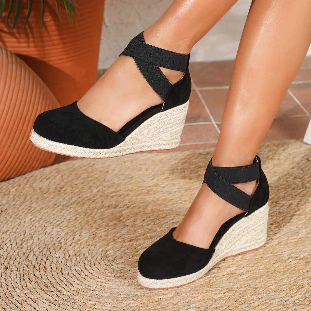 Женские эспадрильи на танкетке – обзор и цена Espadrille Slip On