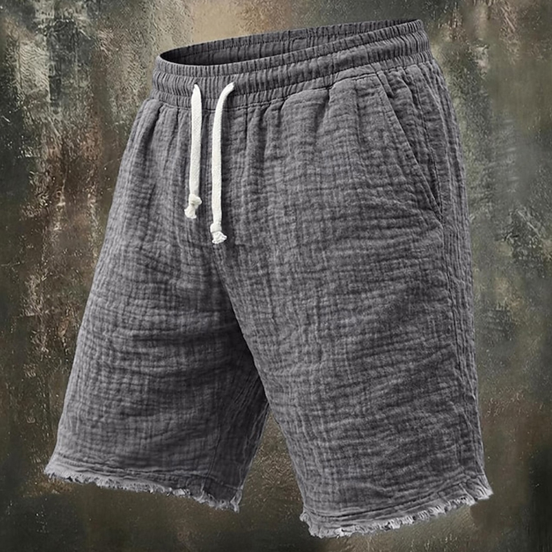Модные рваные льняные шорты дл – обзор и цена Short Linen Drawstring