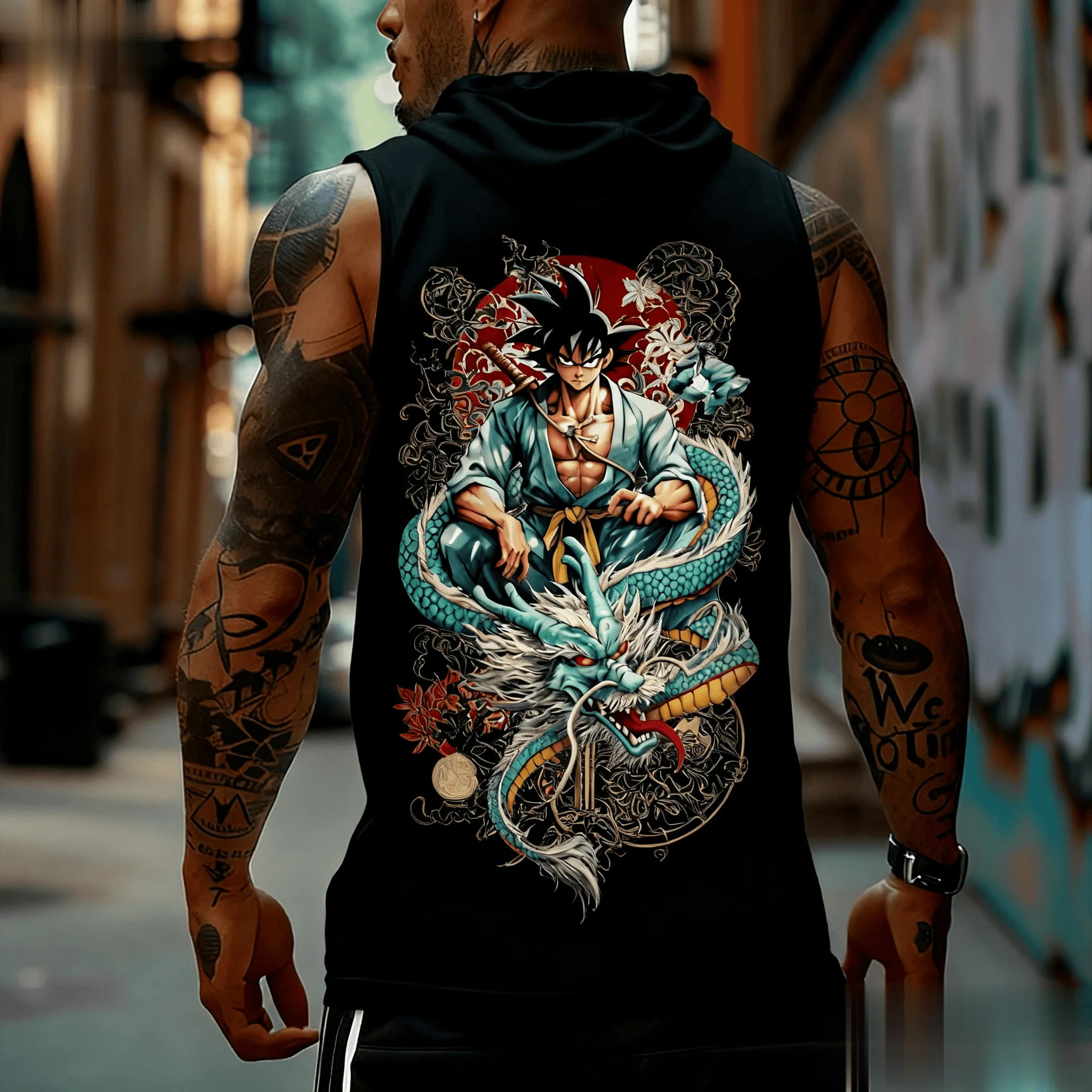 Dragon Ball Goku аниме мужская – обзор и цена Tank Top Muscle
