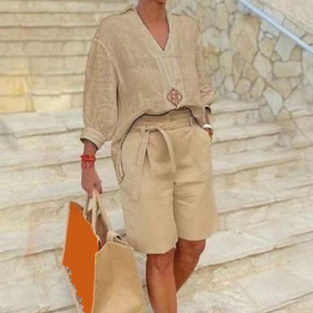 Льняной хлопковый женский комп – обзор и цена Linen Shirt Breathable
