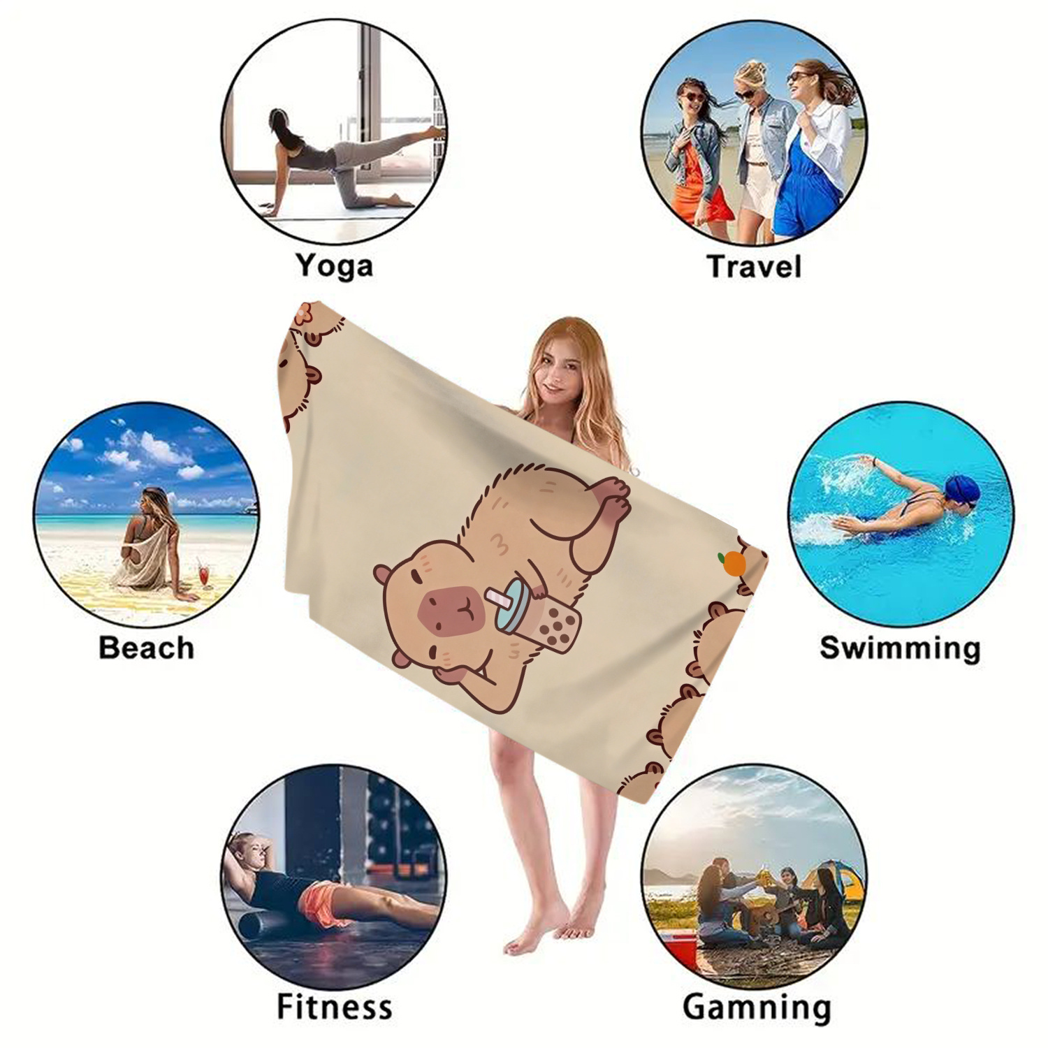 Очень большое пляжное полотенц – обзор и цена Beach Towel Large